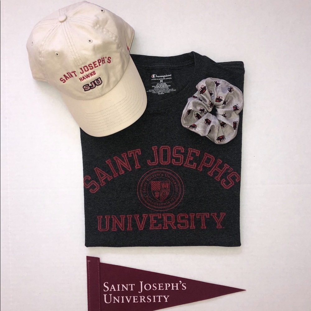 SJU Tee, Hat, Scrunchie, Wall Decor Bundle Medium